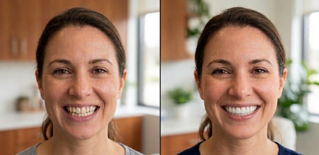 Teeth straightening treatment